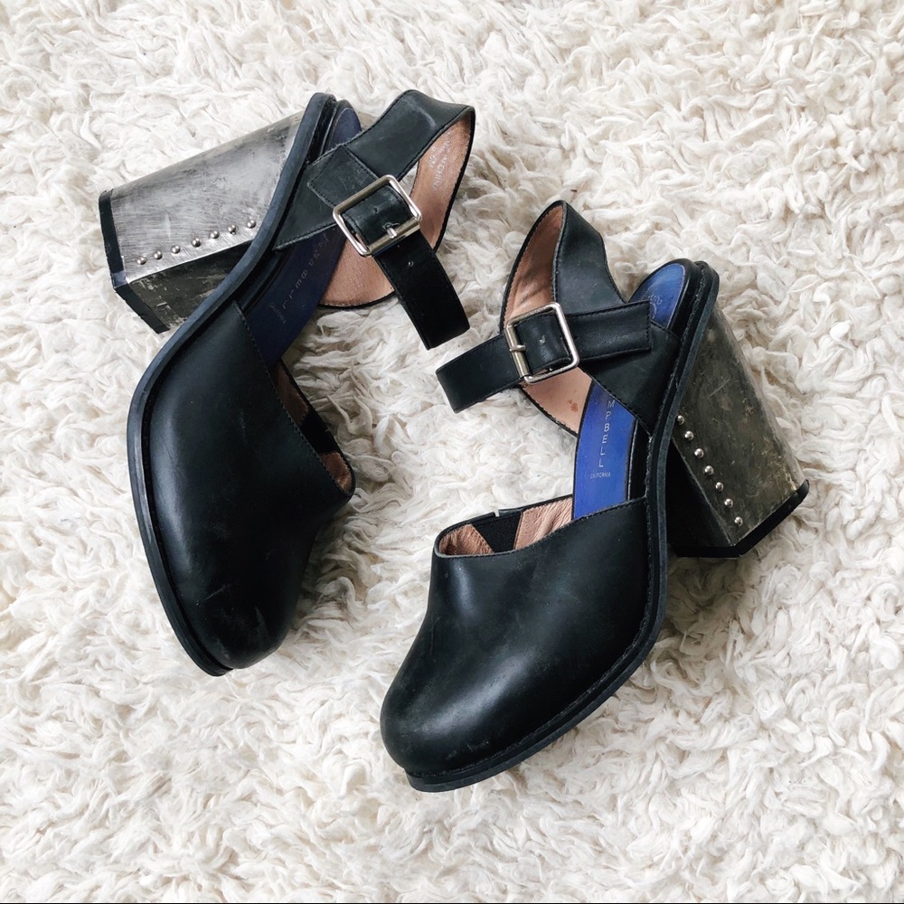 Jeffrey Campbell Metal Clog Heels